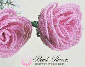 French Beaded Rose Pattern / Tutorial