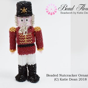 Beading Tutorial for a Nutcracker 3-Dimensional Ornament or Decoration