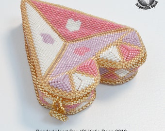 Heart Beaded Box Pattern