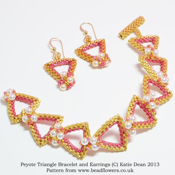 Beaded Triangle Patterns Etsy