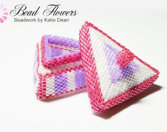 Beginner Pattern / Tutorial: how to make beaded boxes