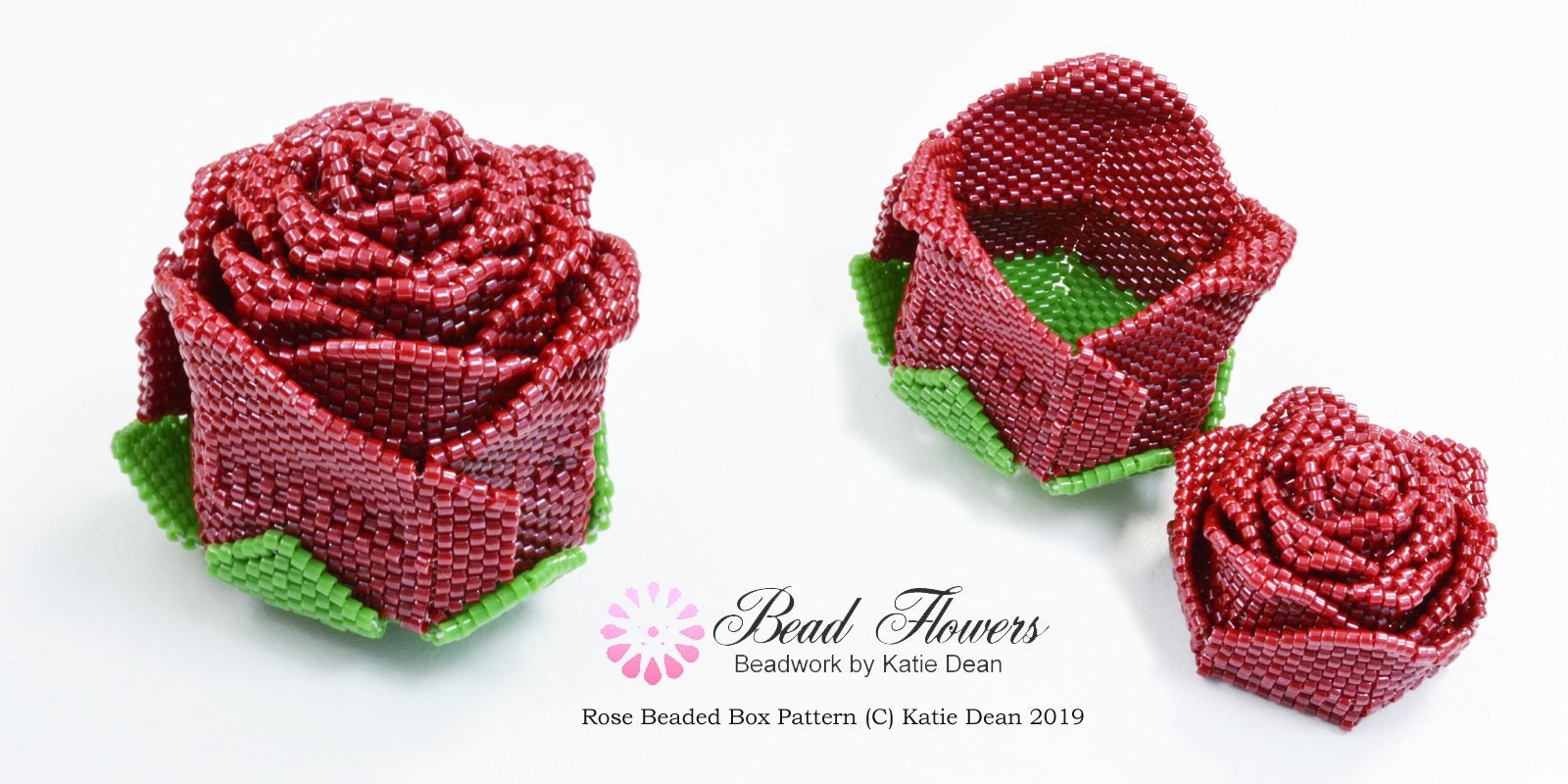 Bead flowers - Beadwork by Katie Dean - Patterns, Kits, Books, Classes