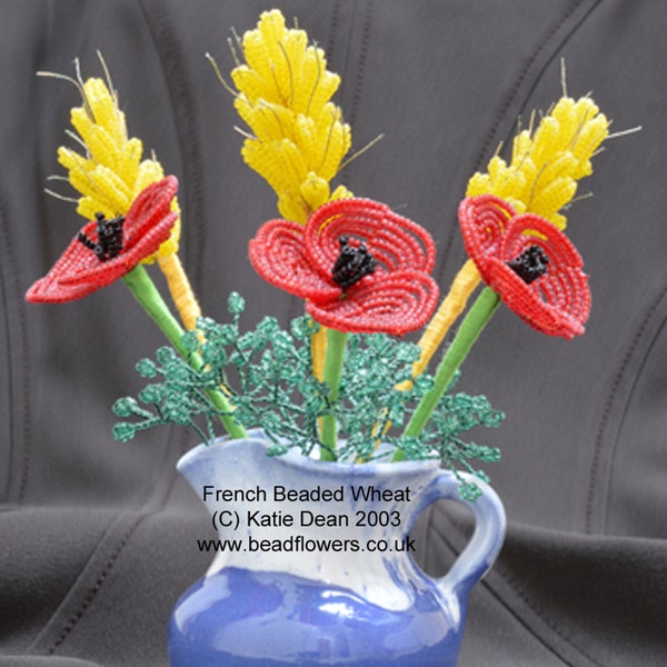 French Beaded Flower Etsy