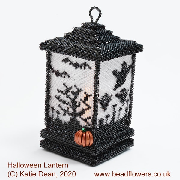 Halloween Lantern Beading Tutorial/Pattern