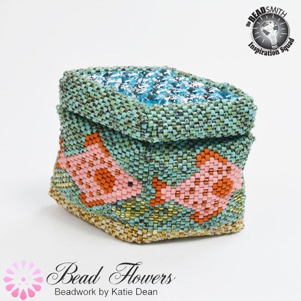 Underwater beaded box pattern / Tutorial for a beaded box