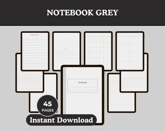 Digital Notebook, Digital Journal, Student Notebook, Digital Journal, Notetaking Template, Ipad Notebook, Goodnotes Notebook