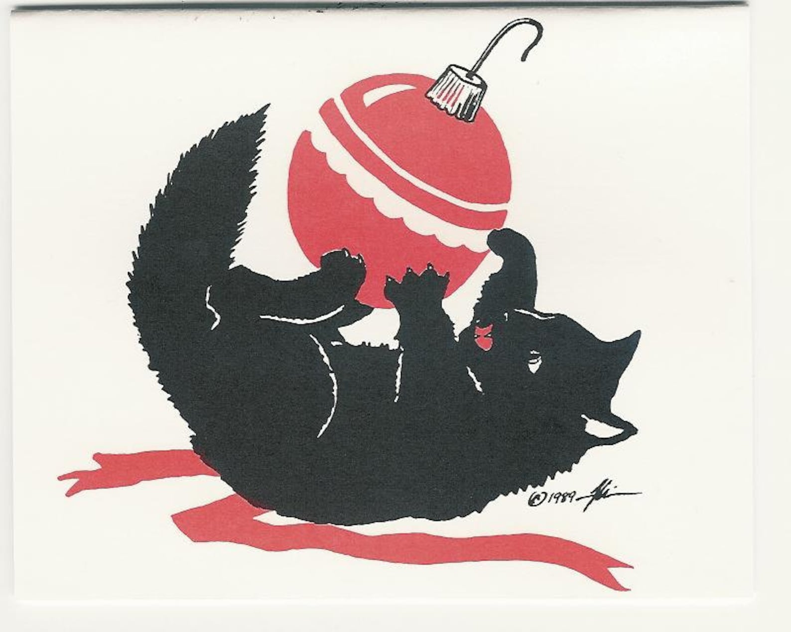 Set of 10 Cute Kitten Christmas Cards With Matching Envelopes Etsy