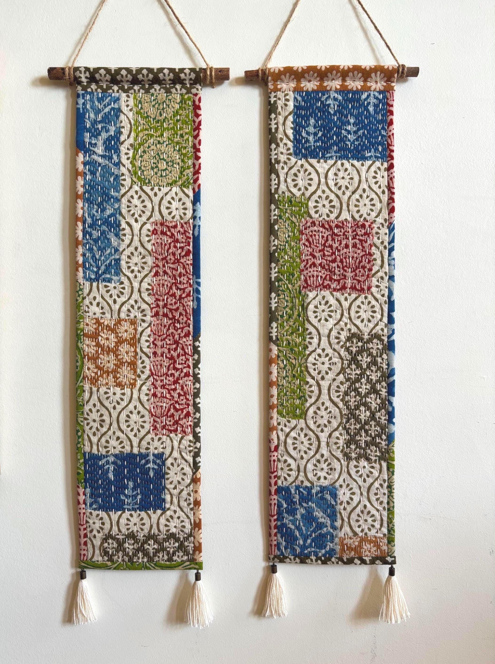 Kantha Tapestry Wall Hanging - Etsy