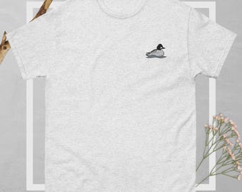 Classic tee (Unisex) - Embroided Common Goldeneye