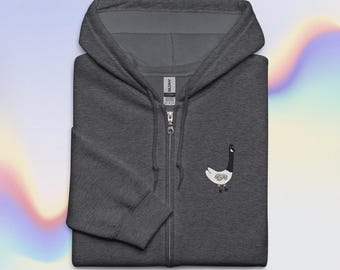 Heavy blend Zip hoodie - Silly goose (embroided) - Unisex