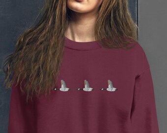 Sweatshirt (Unisex) - Embroided Goose