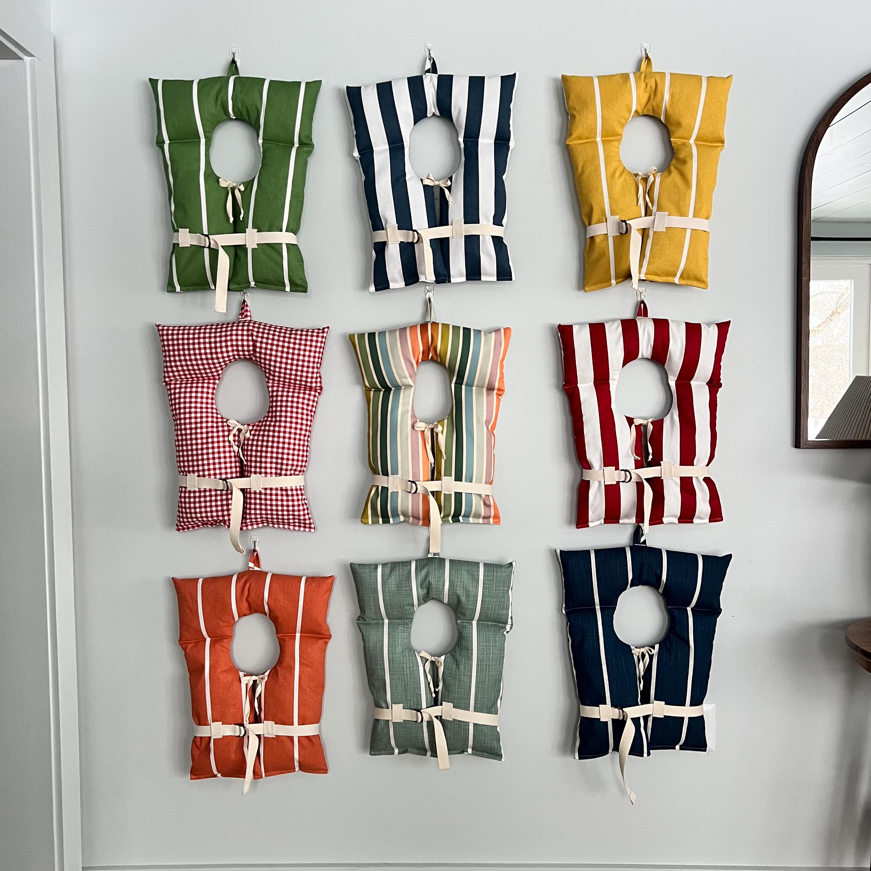 Vintage Style Life Jacket Wall Hanging- Nautical Boat Coat Wall Decor ...