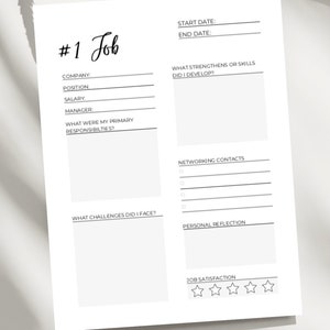 Professional Milestones: A Career Reflection Journal - Etsy