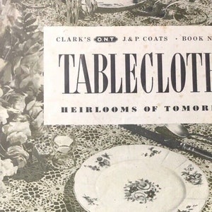 Crochet Pattern 251 Book Tablecloth Patterns Coats and Clarks