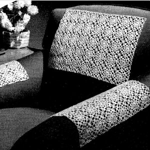 Crochet Pattern Chair Set