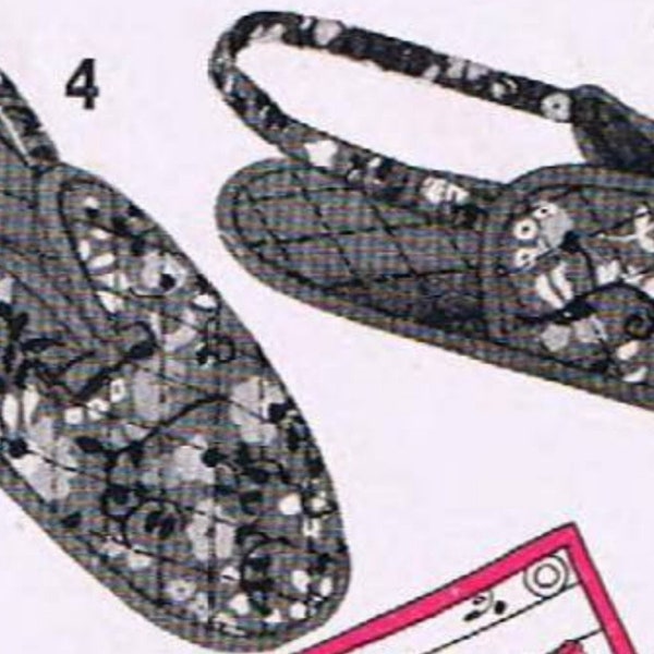 Sewing House-Shoes Women  Quilted Slippers Pattern, Sewing Pdf Fabric