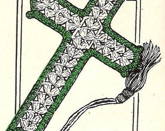 Crochet Easy Cross Bookmark Pdf