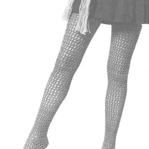 Mesh Fish Net-Stocking, Crochet Socks, Net Stockings Pattern