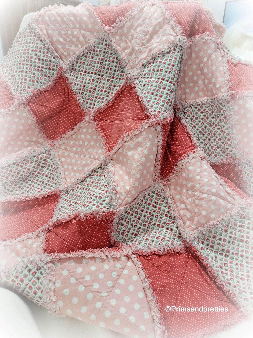 Crib Rag Quilt Pattern Rag Quilt Crib Size Rag Quilt Baby or Toddler Rag Quilt - Etsy