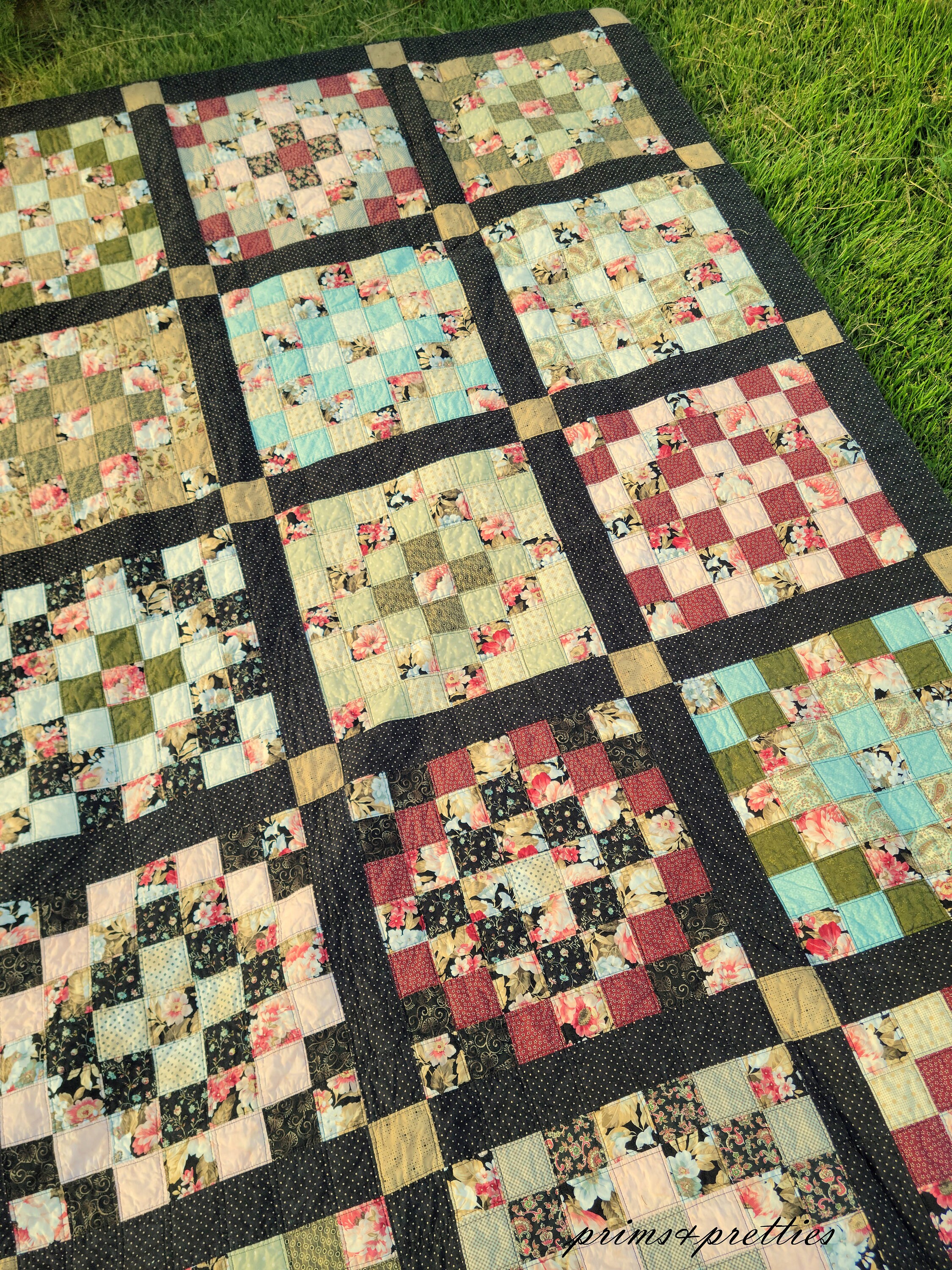Patchwork Sampler Trip Around the World Quilt - Etsy