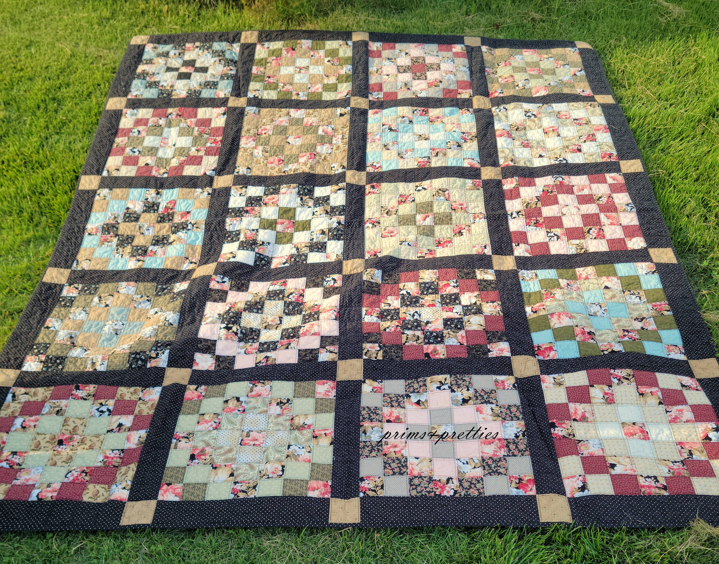 Patchwork Sampler Trip Around the World Quilt - Etsy