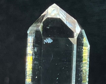 Arkansas Lemurian Triple Transmission Prism Crystal W/ Titanium Inclusions ARTI3006 Are You Seeking To Connect With Your Higher Self?