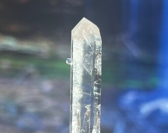 Arkansas Lemurian Prism Crystal Wand Jewelry Point ARTI413 Bringing Clarity Focus Concentration and Greater Retention of Knowledge