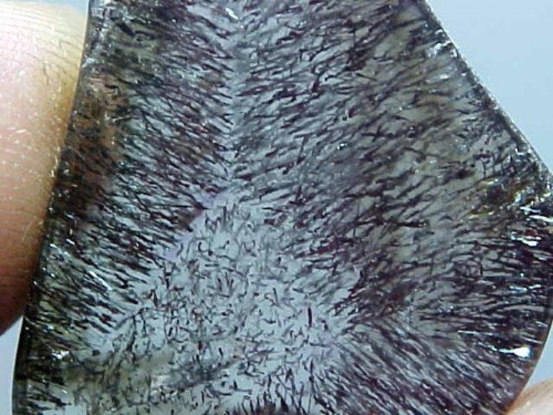 Agape Crystal Sacred Seven Mineral Quartz A Super Fine Slab For Wire Wrapping AF005 image 1