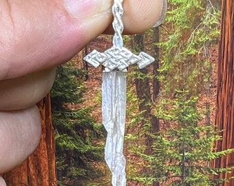 Tabby Fadden Crystal Sterling Swords of Stone Pendant SOS2020 Take Up The Sword, Cut Through All The Darkness In Your Life