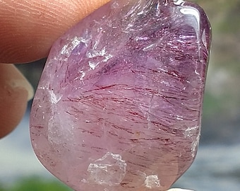 Sacred Seven Agape Crystal Tumble Stone 108 With Super Fine Minerals From Espirito Santo Great for a Wire Wrap Pendant