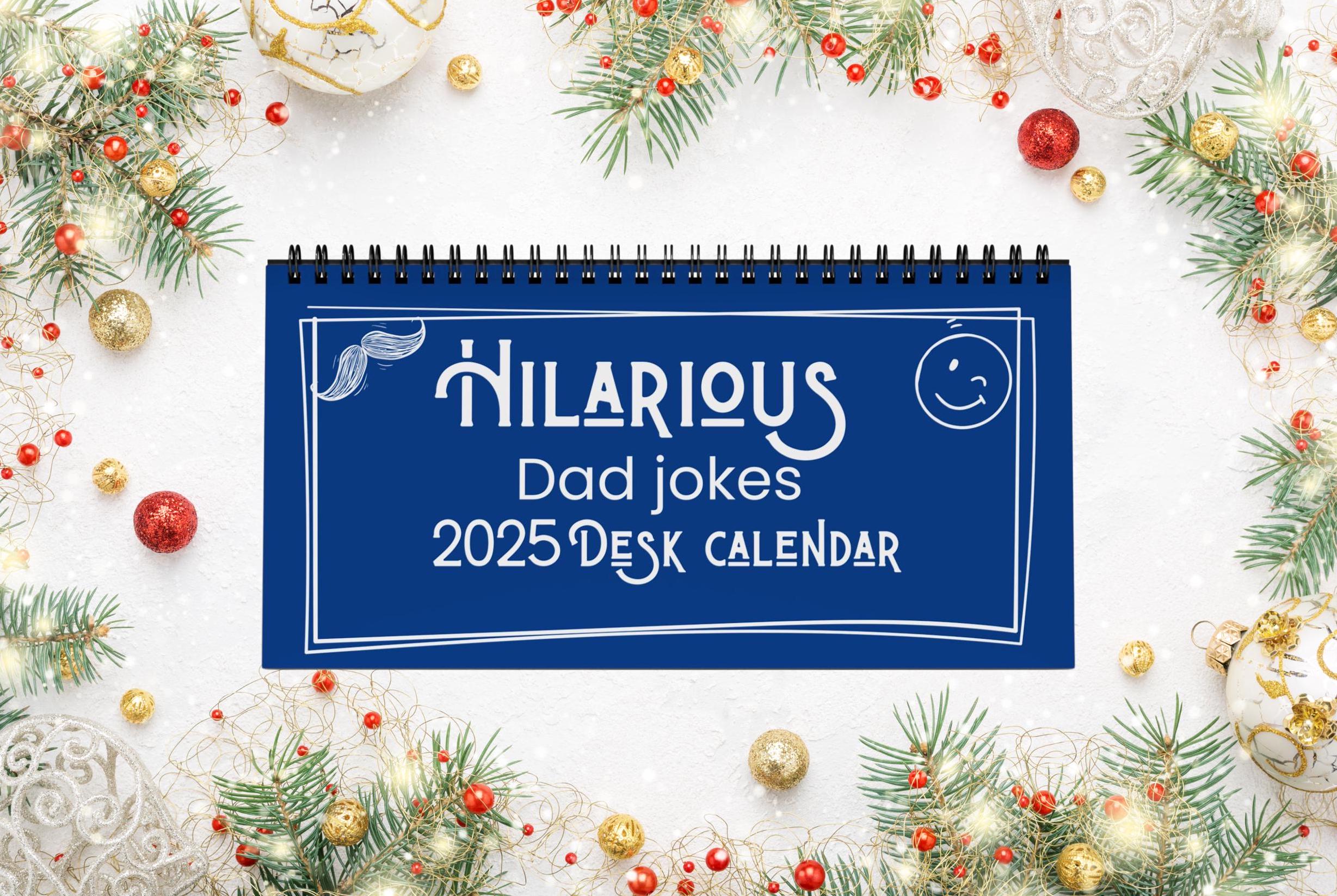 2025 Dad Joke Desk Calendar,funny Desk Calendar,2025 Calendars,dad Joke