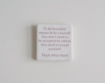 Thich Nhat Hanh Quote Inspirational Wall Art Etsy