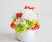 White Ceramic Vase Pottery Vase Porcelain Bud Vase Handmade Pottery Vase White Vase