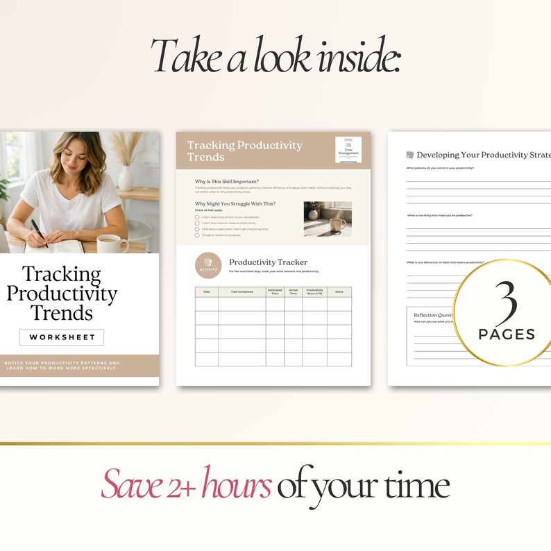ADHD Productivity Tracker Canva Template for Coaches, Executive ...