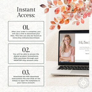 Webinar Slide Deck for Health & Wellness Coaches - Canva Masterclass Template for Online Workshops, Coaching, Courses Presentations Webinars