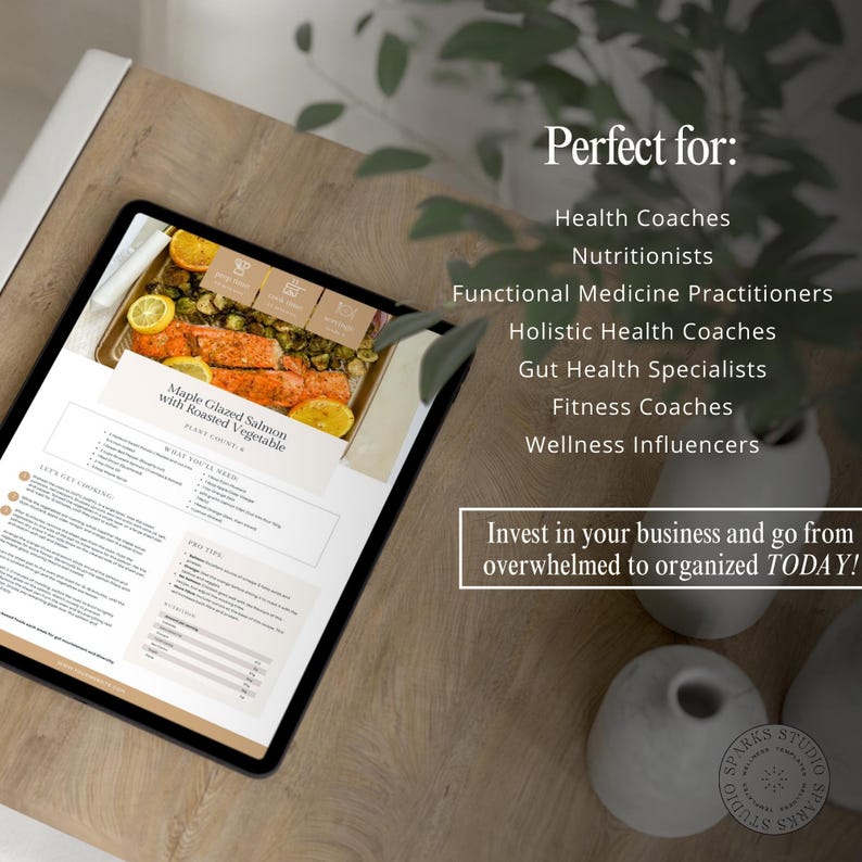 Fall Recipe Ebook Canva Template | Editable Healthy Cookbook for Health ...