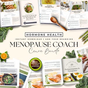 Perimenopause Menopause Nutrition Guide Recipes Template, Hormone Balance Health  Resource for Coaches, Customizable Canva Lead Magnet, 5449