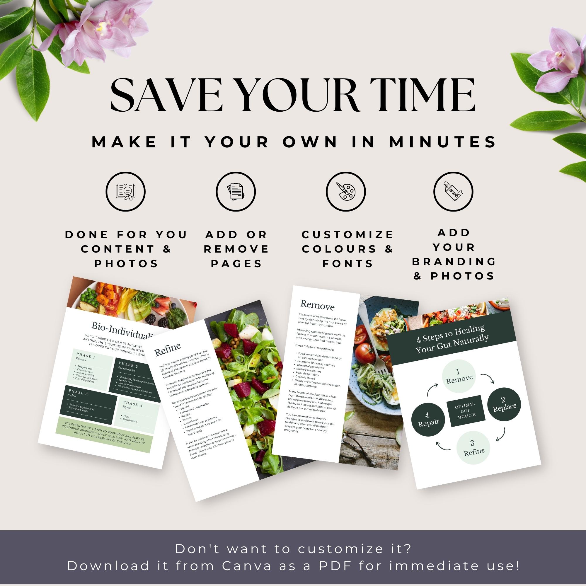 The Four Steps to Healing Your Gut Naturally, Gut Health Guide, Food ...
