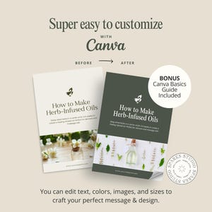 50 Herbal Wellness Social Media Templates, Done for you Herbalist Content Instagram Post Canva Templates for Holistic Practitioners, 341JK image 6