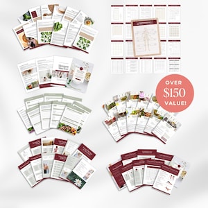Menopause Perimenopause Canva Bundle for Coaches - Editable Hormone ...
