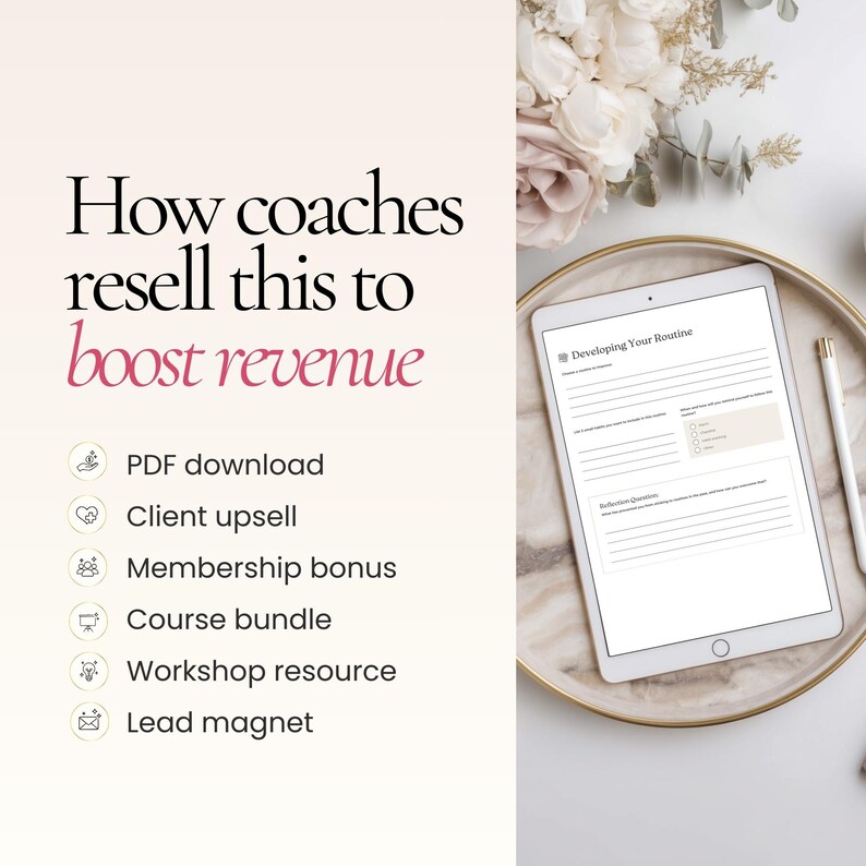 Executive Function Worksheets Canva Template for Coaches, ADHD Routine ...
