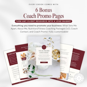 Menopause Perimenopause Canva Bundle for Coaches - Editable Hormone ...