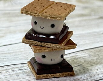 Miniature kawaii s'mores bar charm smores miniature food