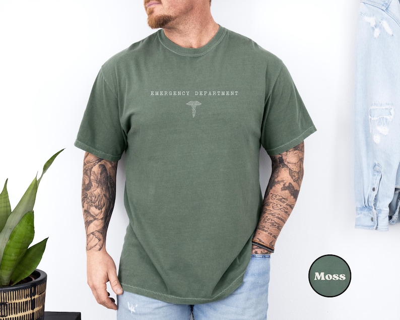 Comfort Colors® Emergency Department T-shirt, ER Nurse Tee, Hospital Shirt, Emergency Nurse Gift, ER Department Sweatshirt image 10