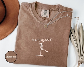 Comfort Colors® Radiology T-Shirt - Ideal for X-Ray, MRI, CT Technicians, Perfect Gift for Radiology Technologists, Stylish and Comfortable