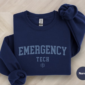 Emergency Medical Technician Sweatshirt, ER Nurse Crewneck Sweatshirt, Hospital Sweatshirt, ER Nurse Gift, Emergency Department Sweatshirt