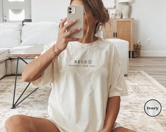 Comfort Colors® Neuro ICU Nurse T-Shirt Neuro Intensive Care Unit Tee Brain Nurse Gift Neurology Nurse Shirt Neuro Nursing Graduation Tee