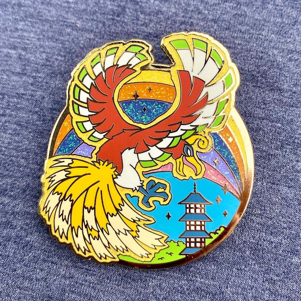 Ho Oh Enamel Pin