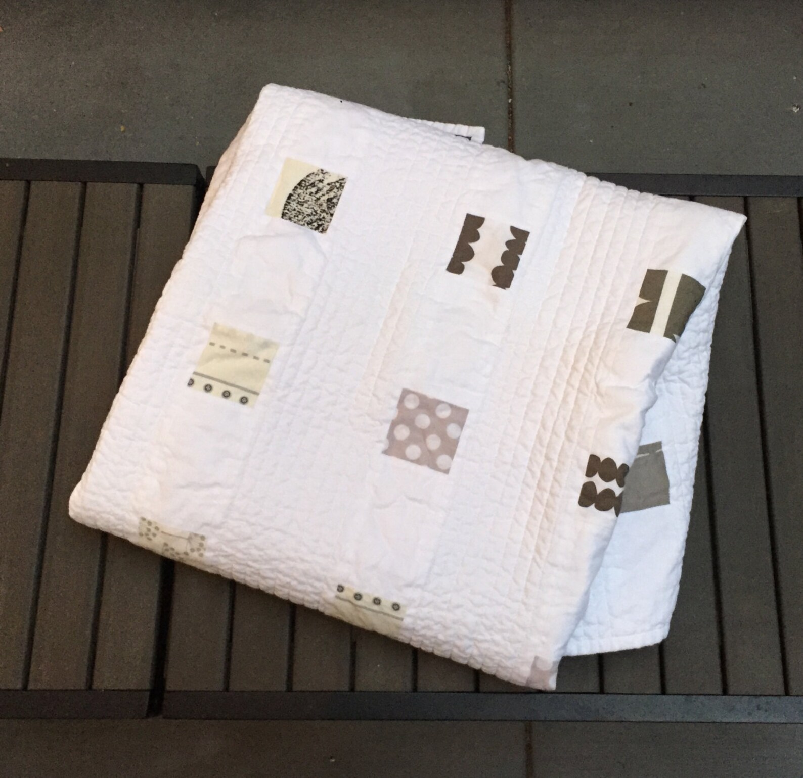 Minimalist Modern Quilt Black White Gray Quilt Etsy