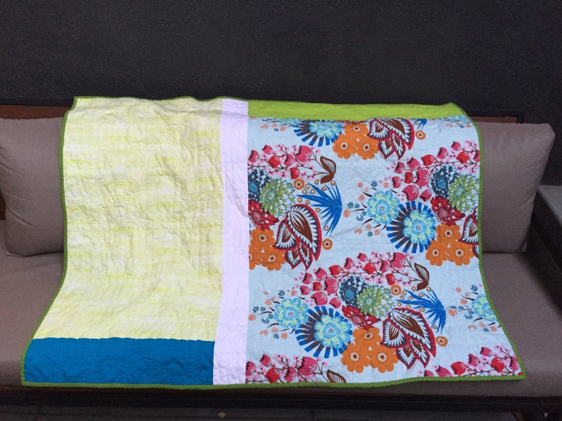 Modern HST Triangle Quilt